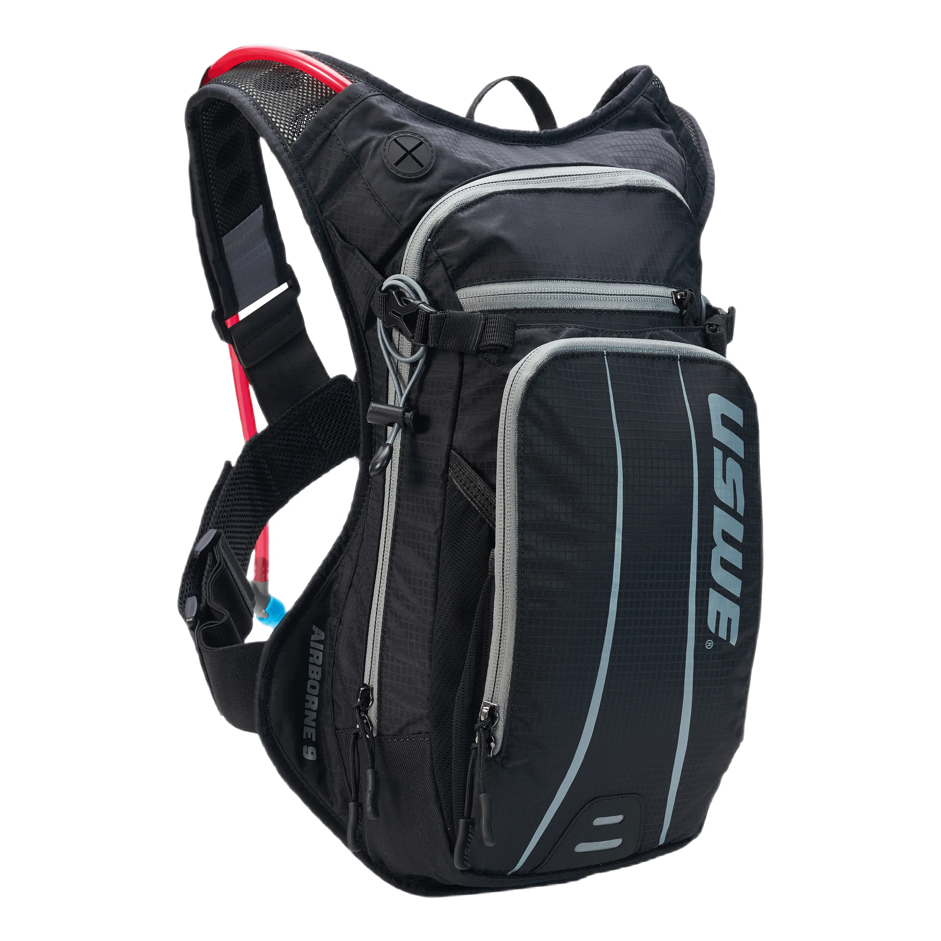 Airborne 9 Hydration Pack With Black/grey