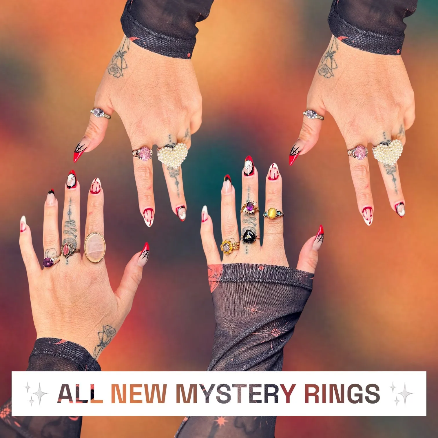 ALL NEW! Mystery Rings 