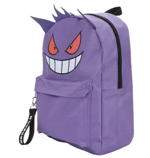 Backpack - Pokmon Gengar 3d - 16" Backpack with Chunky Webbing Strap
