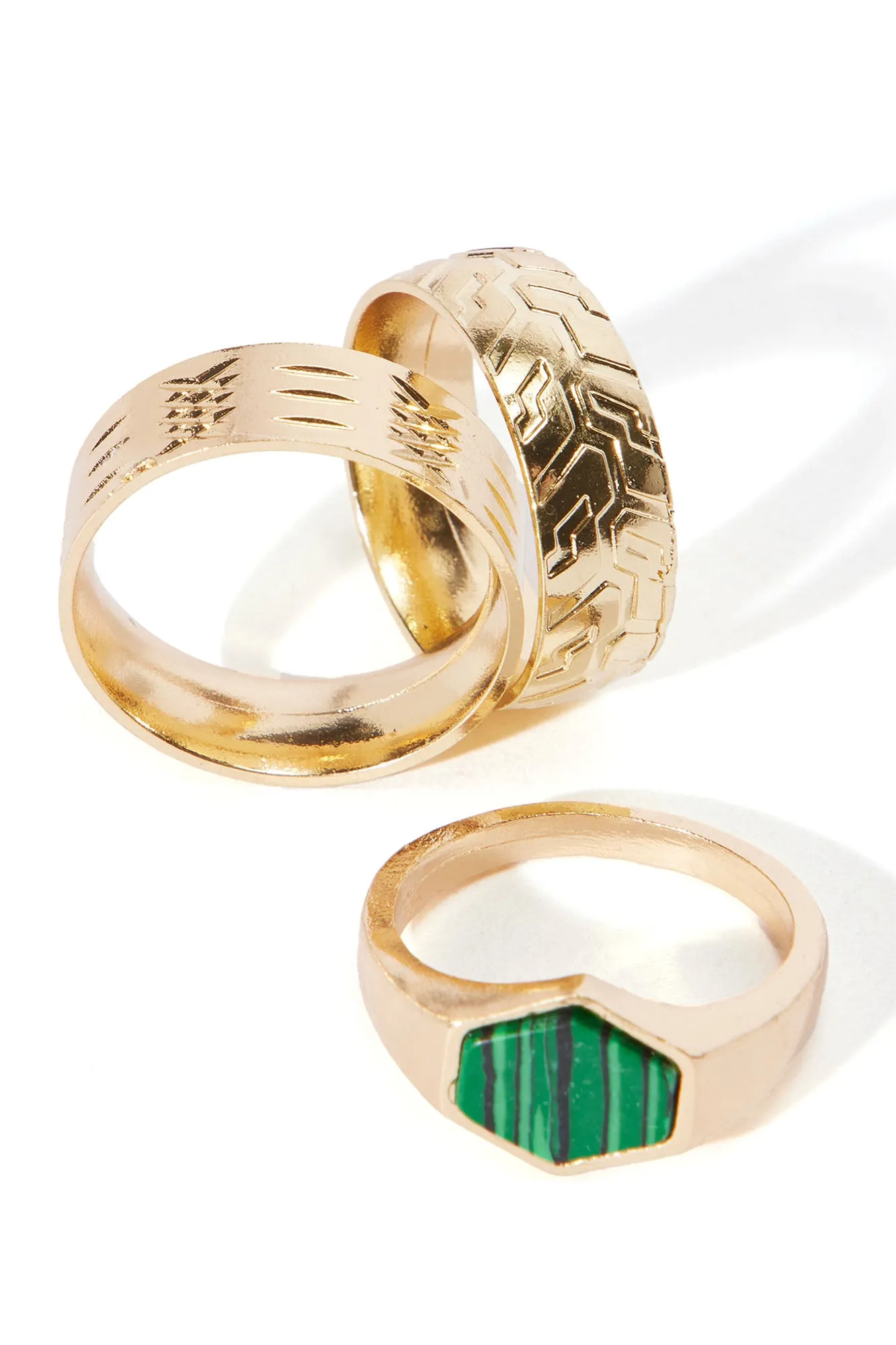 Be Real Ring Set - Gold