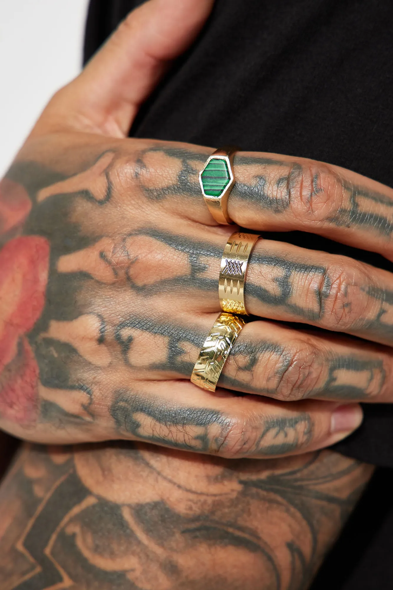 Be Real Ring Set - Gold