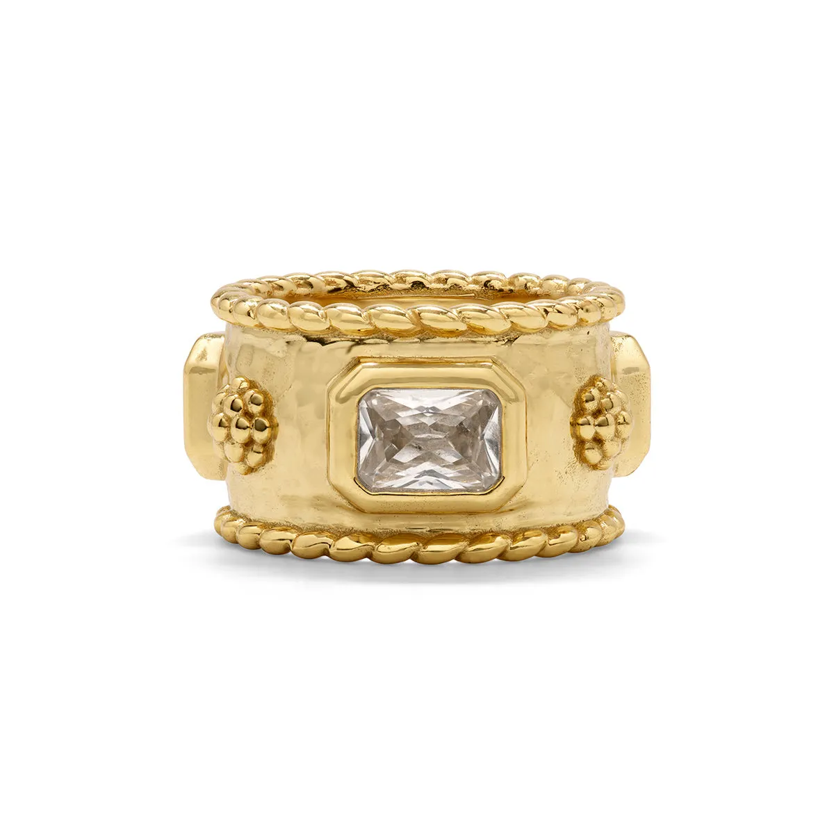 Berry Band - Clear Cubic Zirconia - Size 8