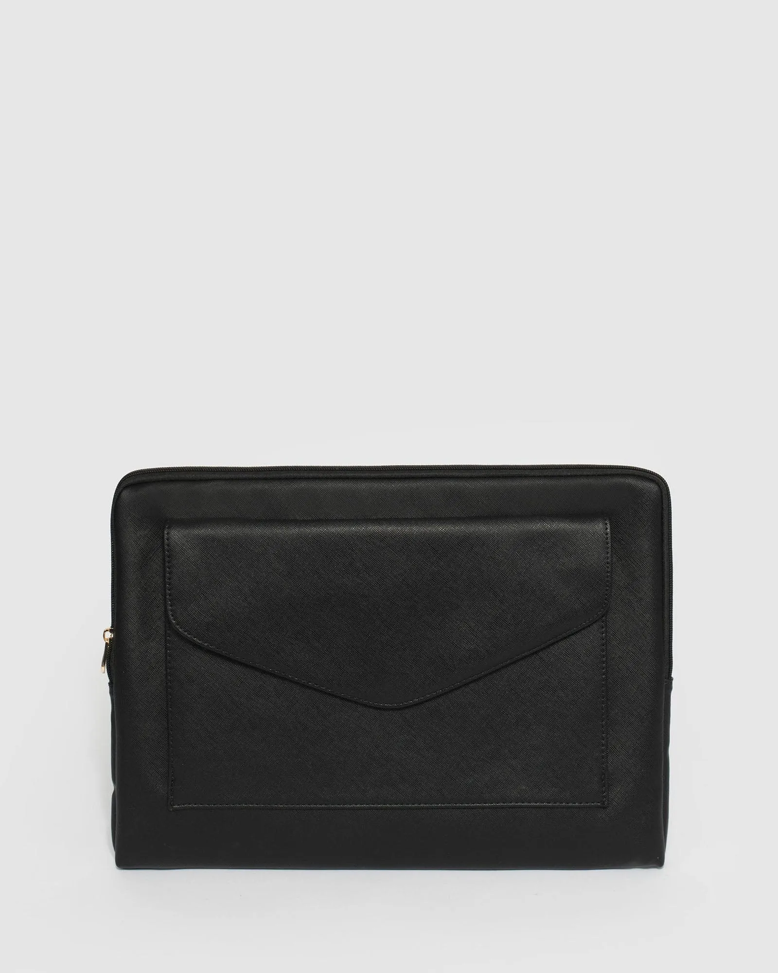 Black Angelina Tote Bag With Gold Hardware
