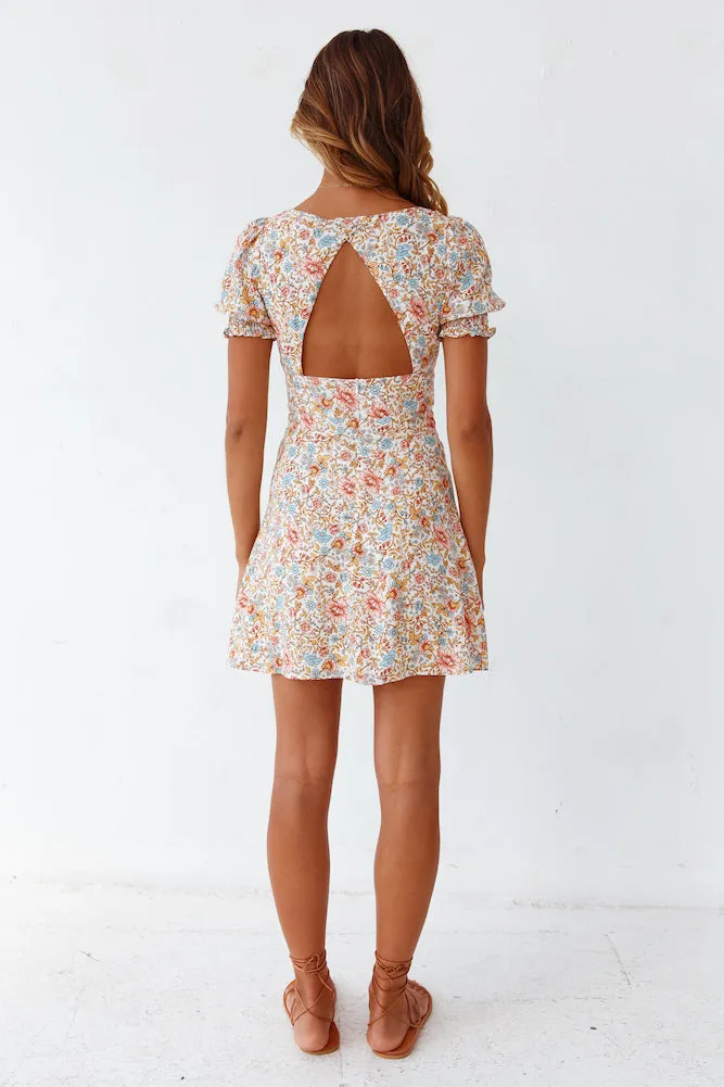Caravan Ride Dress White