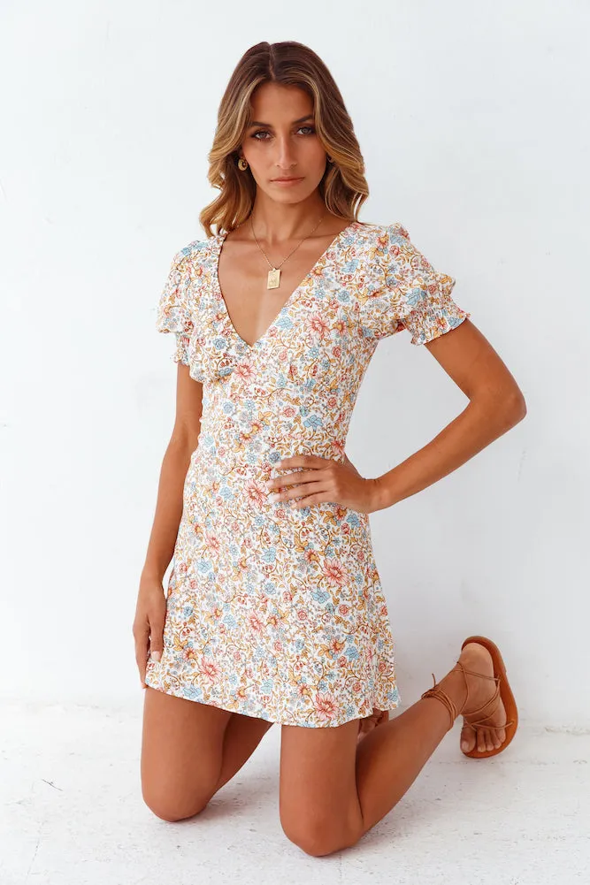 Caravan Ride Dress White