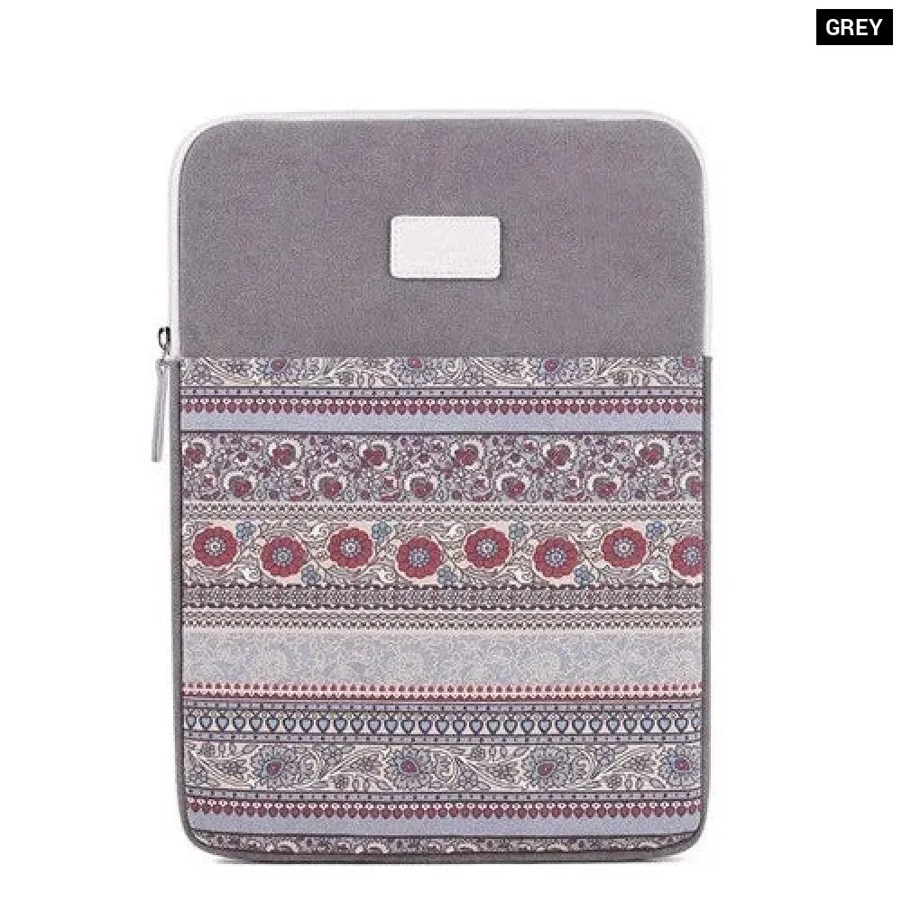 For Macbook Air Pro Mens 11,12,13,14,15,15.6 Inch Vertical Bohenia Sleeve Case Laptop Bag