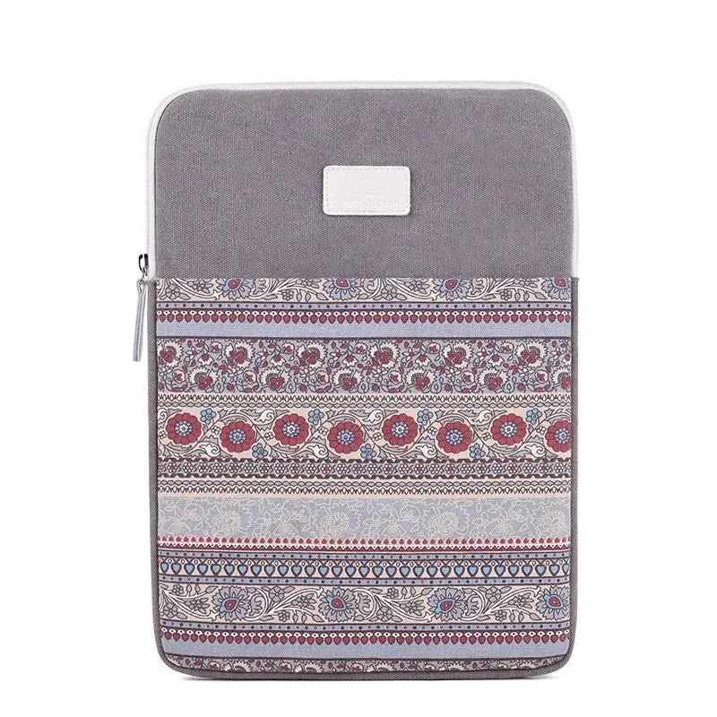 For Macbook Air Pro Mens 11,12,13,14,15,15.6 Inch Vertical Bohenia Sleeve Case Laptop Bag