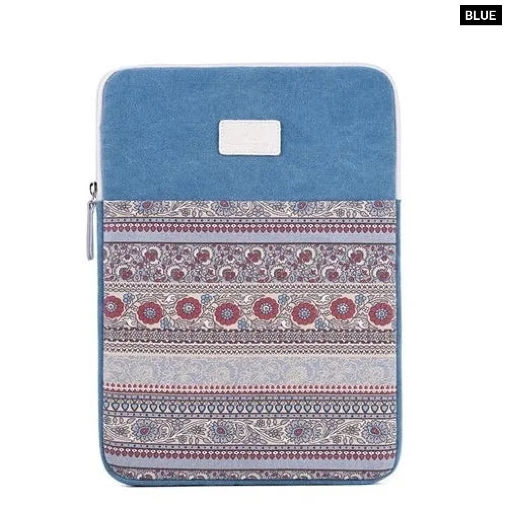 For Macbook Air Pro Mens 11,12,13,14,15,15.6 Inch Vertical Bohenia Sleeve Case Laptop Bag