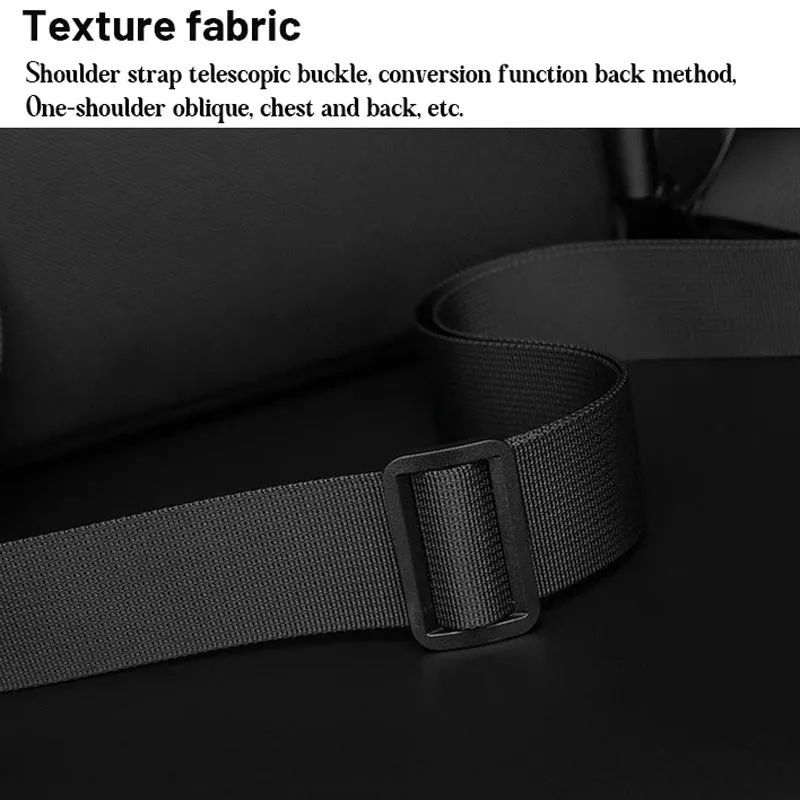 Functional Men Chest Bag Versatile Messenger Bag For Everyday Use