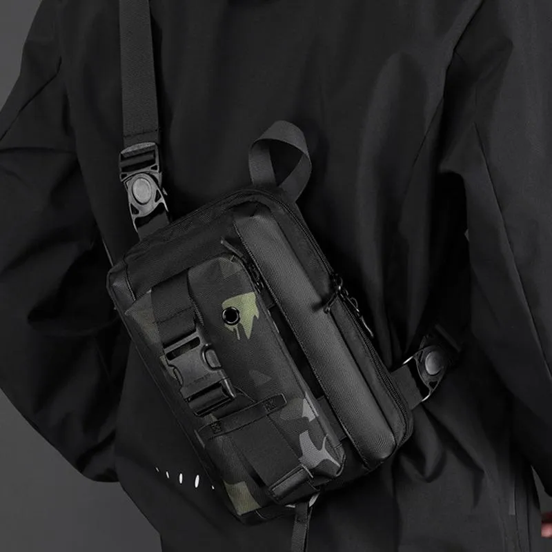 Functional Men Chest Bag Versatile Messenger Bag For Everyday Use