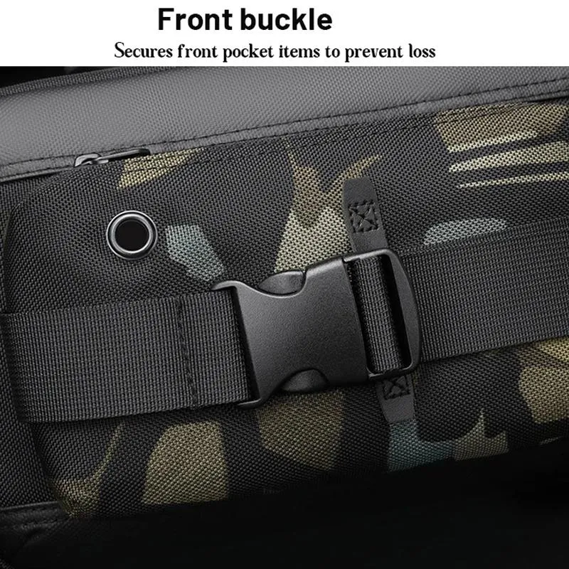 Functional Men Chest Bag Versatile Messenger Bag For Everyday Use