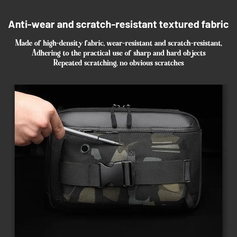 Functional Men Chest Bag Versatile Messenger Bag For Everyday Use