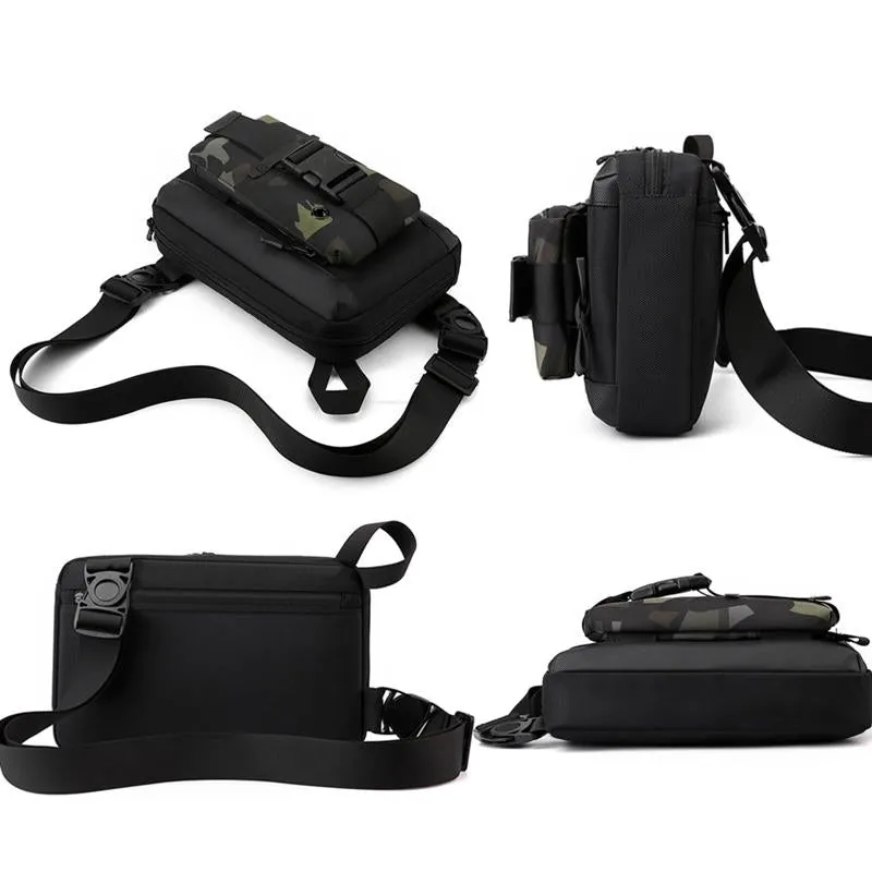 Functional Men Chest Bag Versatile Messenger Bag For Everyday Use