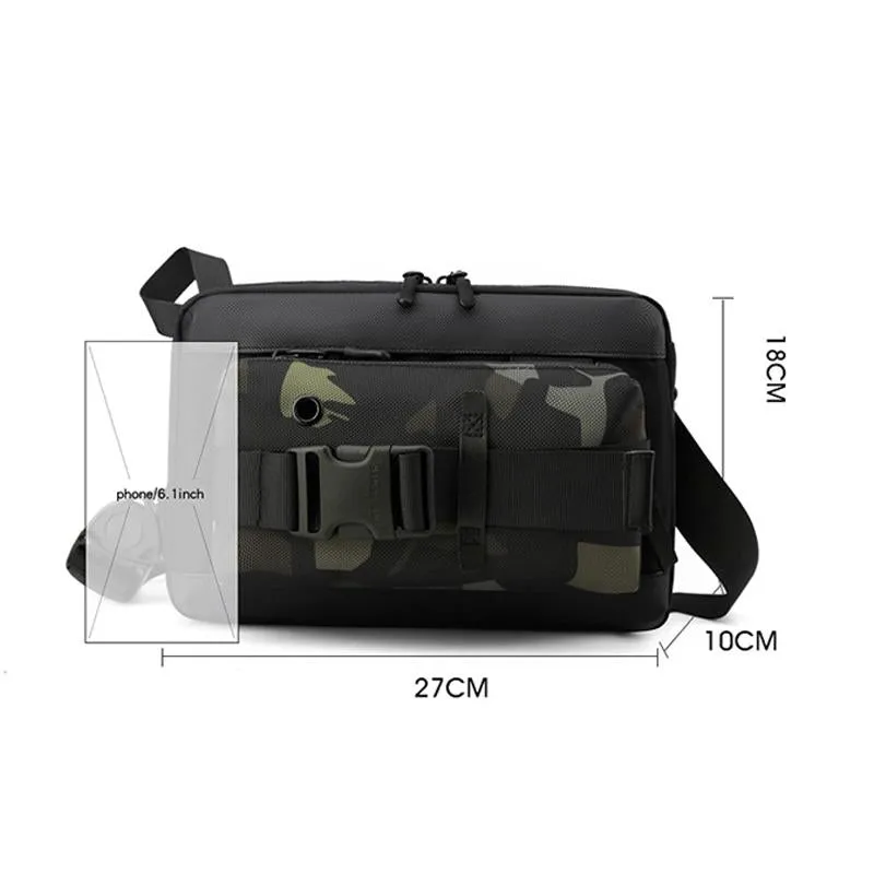 Functional Men Chest Bag Versatile Messenger Bag For Everyday Use