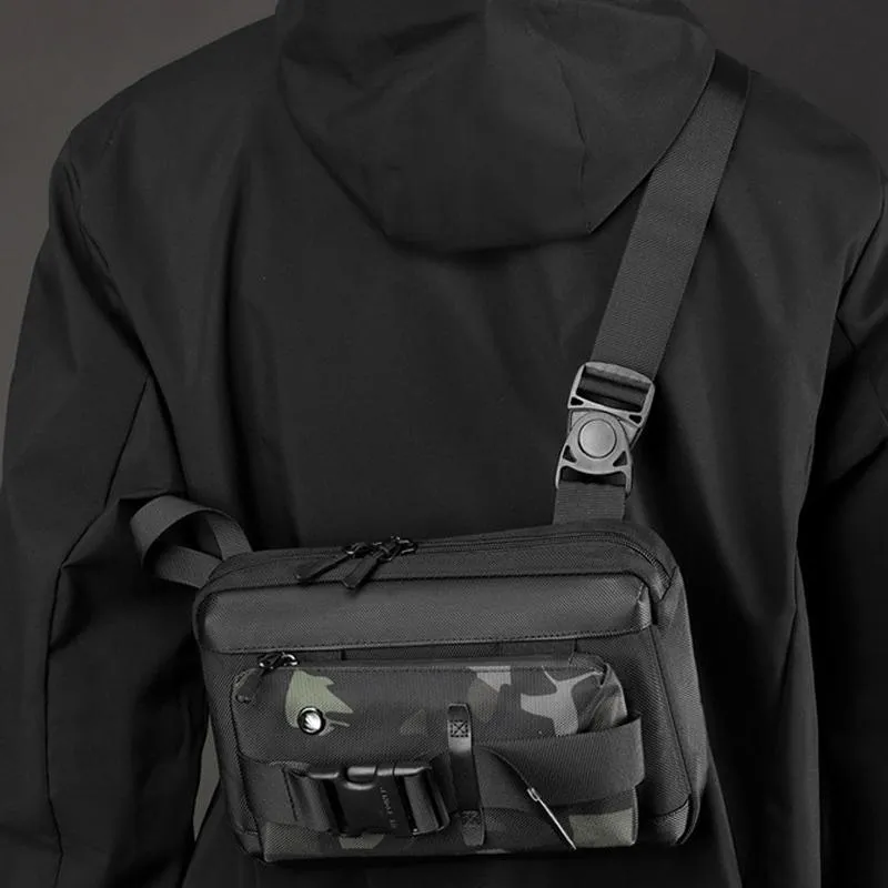Functional Men Chest Bag Versatile Messenger Bag For Everyday Use