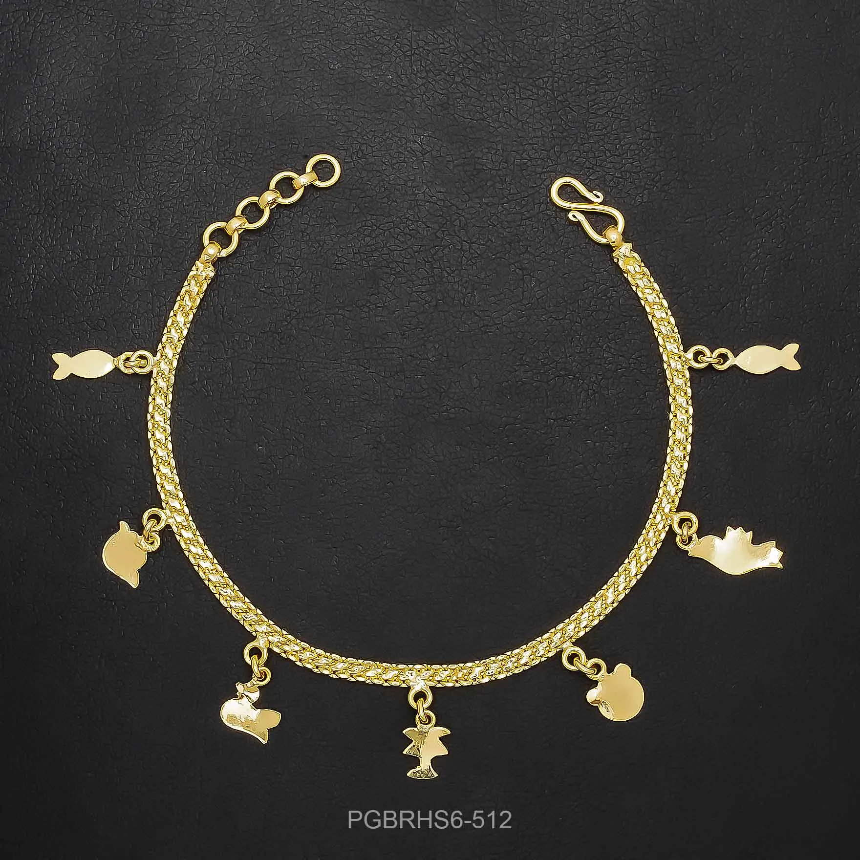 GOLDEN BRACELET BANGLE PGBRHS6-512