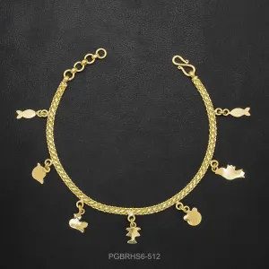 GOLDEN BRACELET BANGLE PGBRHS6-512