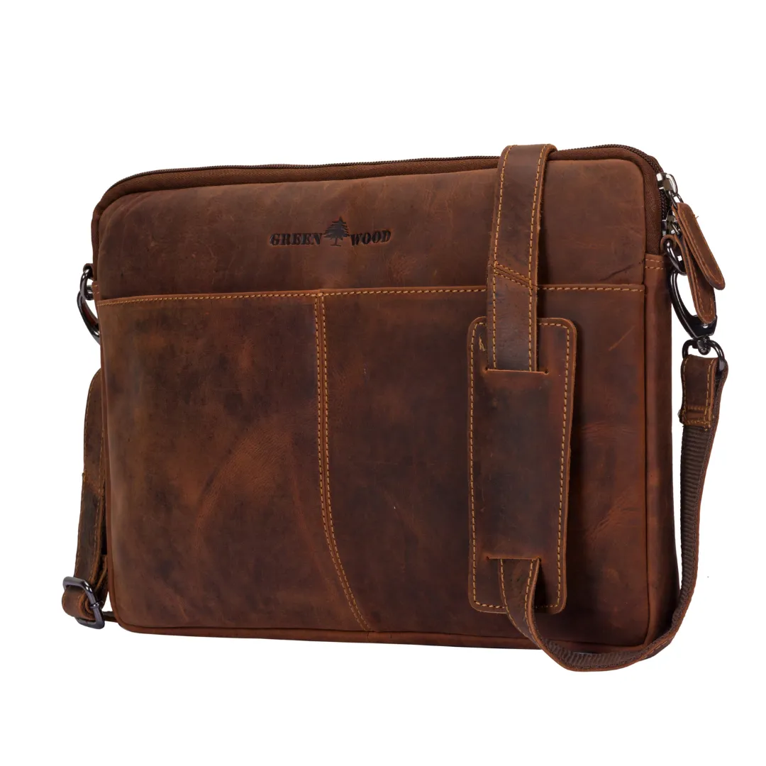 Greenwood Leather - Leather 13 / 15 / 16 inch Laptop Sleeve GWLP05