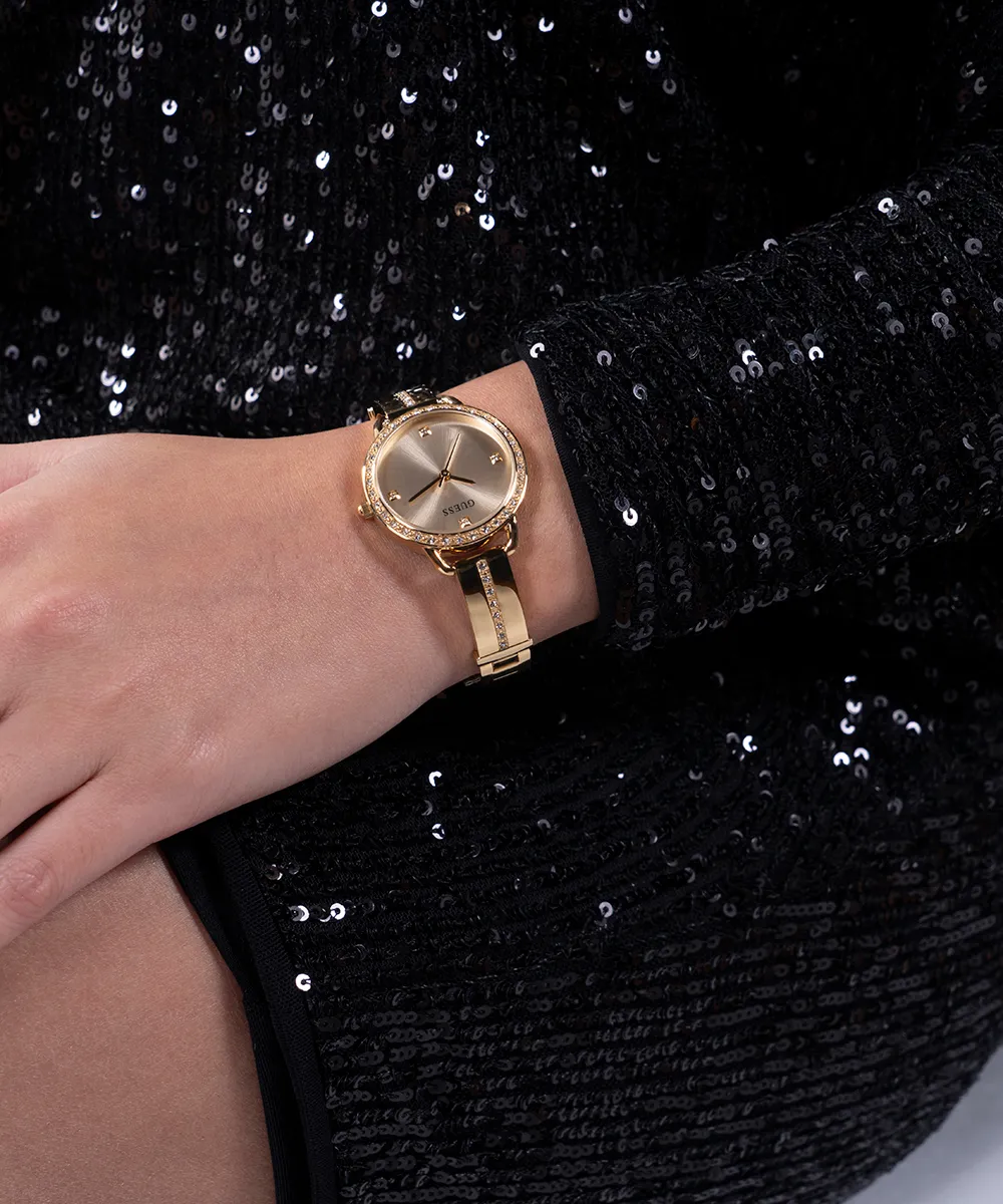 GUESS Ladies Gold Tone Analog Watch