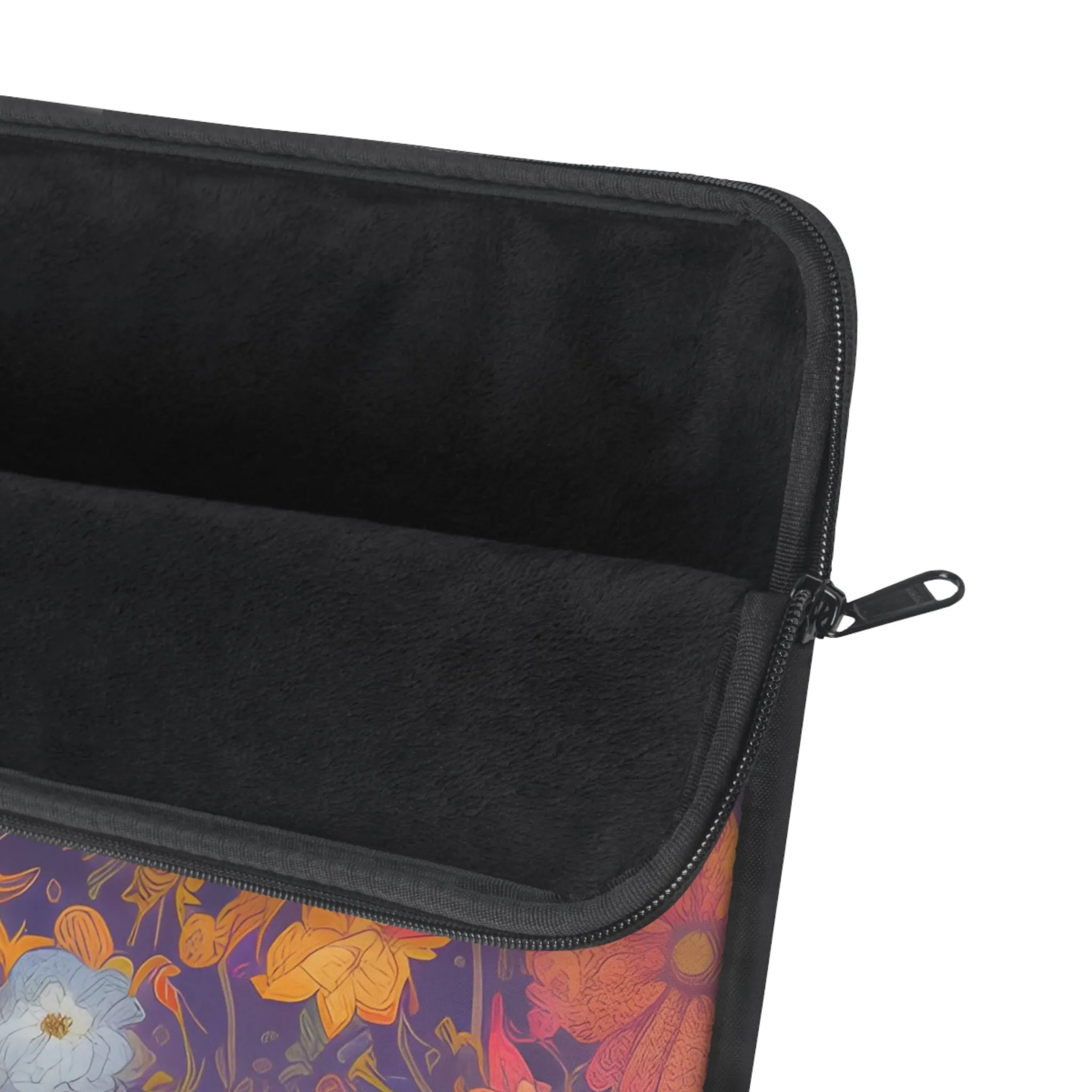 Muted Flowers, Laptop Carrying Case, Top Loading Sleeve for School or Work