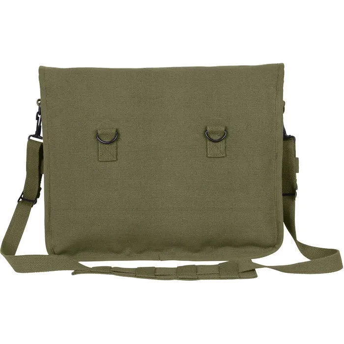Olive Drab - Israeli Paratrooper Shoulder Bag with Emblem