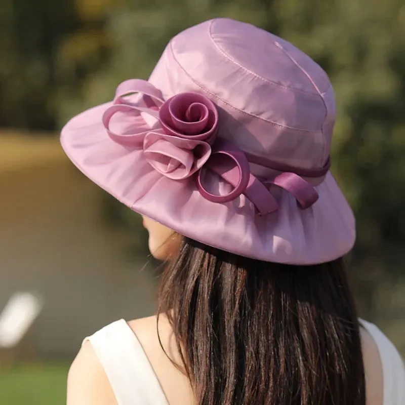 Silk Fisherman Sun Hat with UV Protection