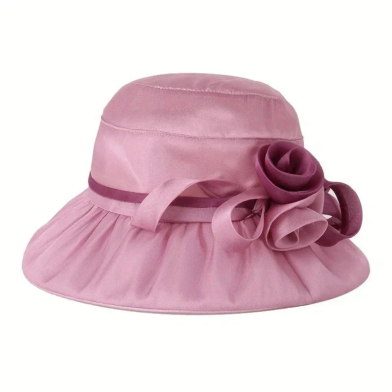 Silk Fisherman Sun Hat with UV Protection