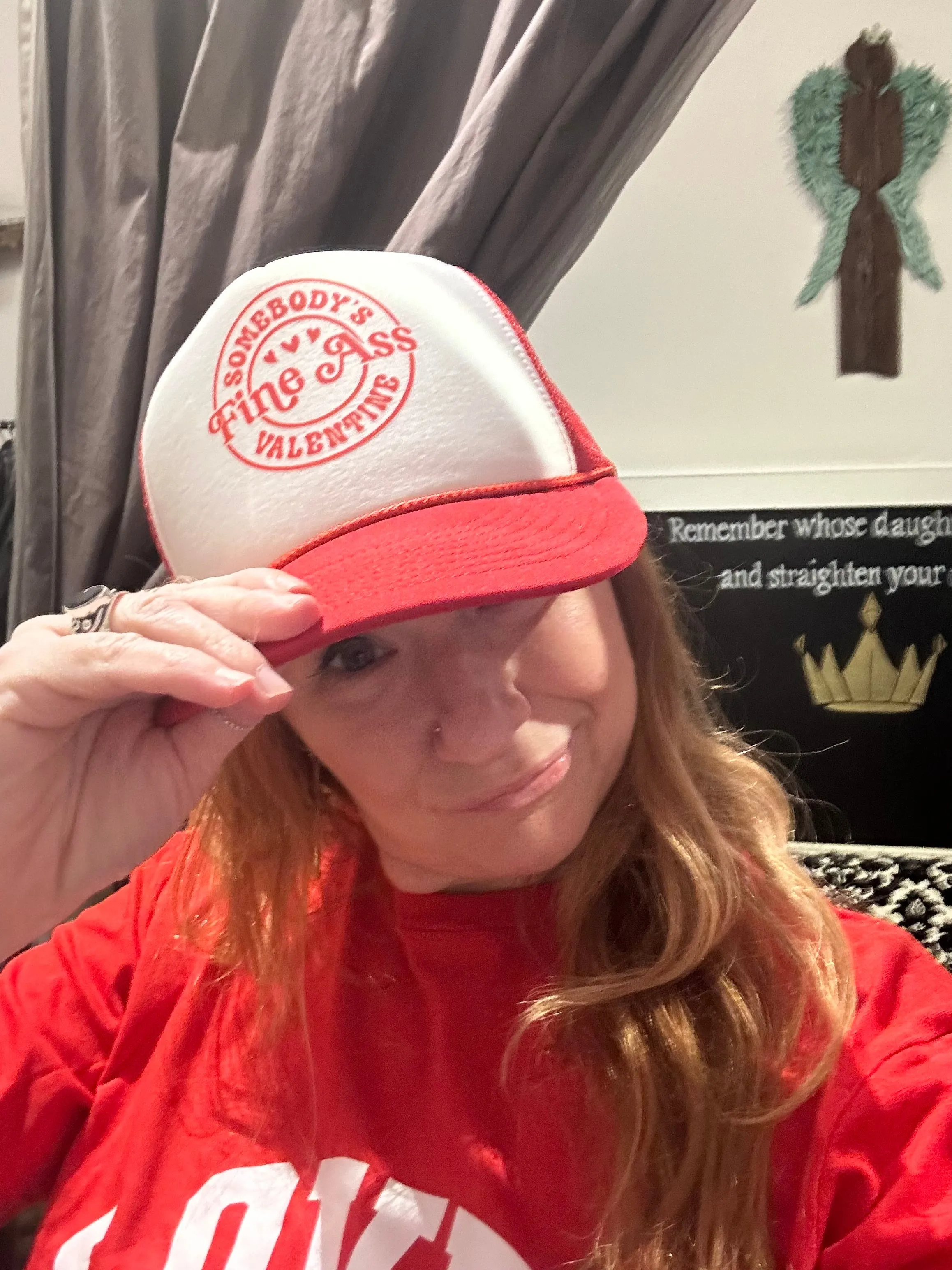 Someone's Fine Ass Valentine Trucker Hat
