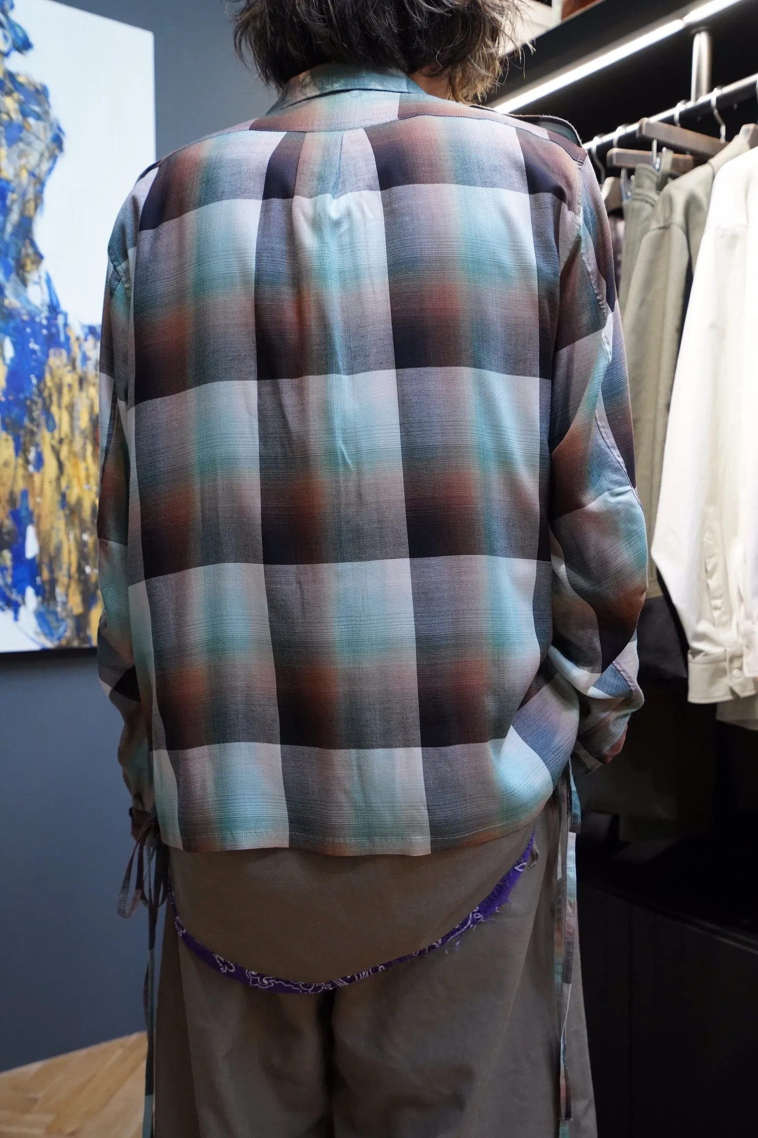 SUGARHILL Ombre Panama Fatigue Shirt (GREEN)
