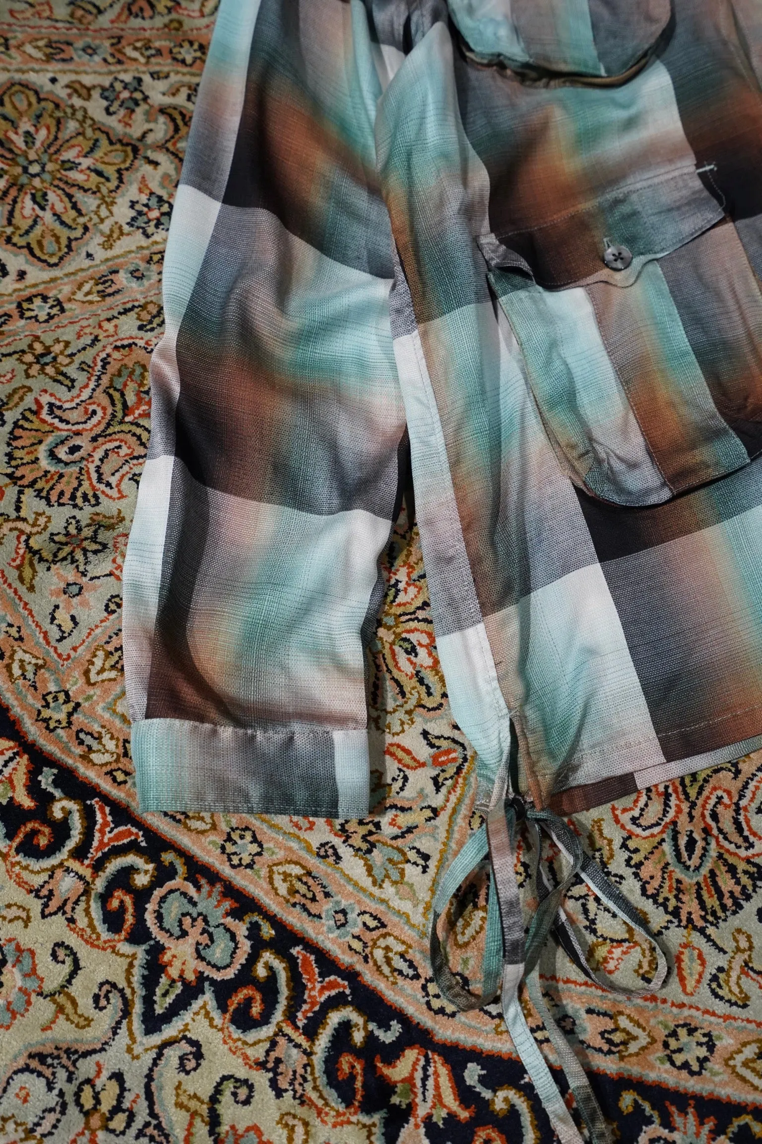 SUGARHILL Ombre Panama Fatigue Shirt (GREEN)