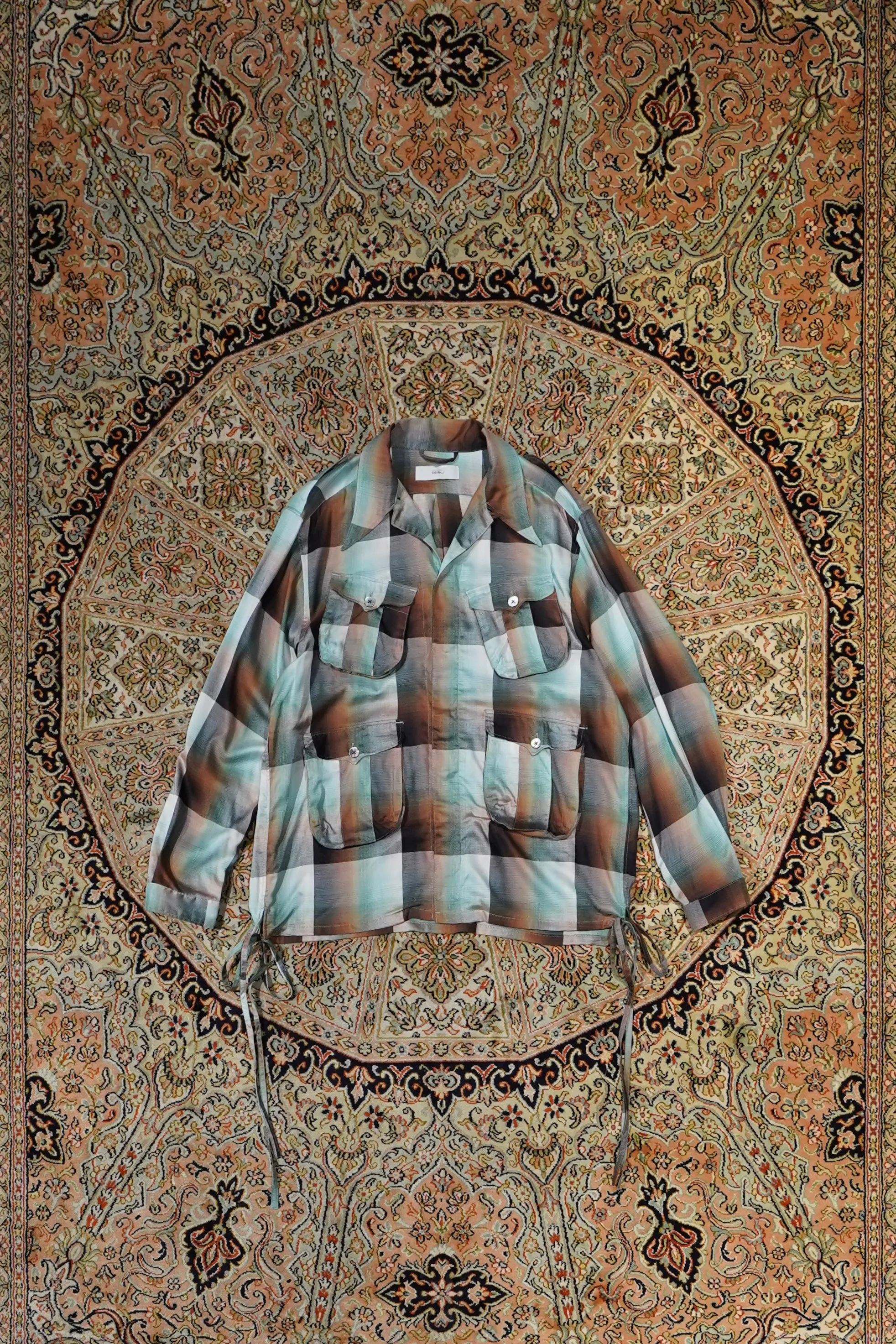 SUGARHILL Ombre Panama Fatigue Shirt (GREEN)