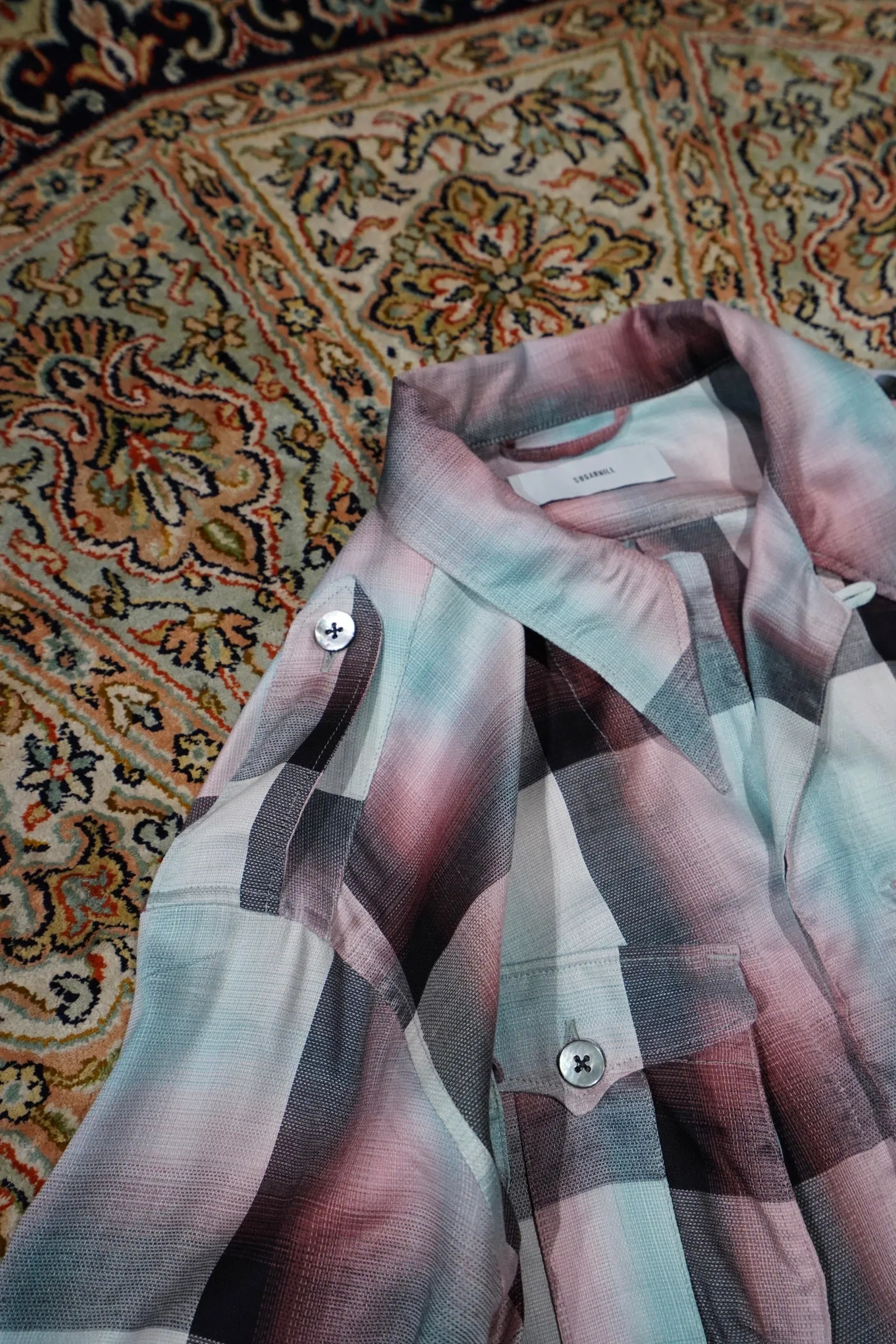 SUGARHILL Ombre Panama Fatigue Shirt (PINK)