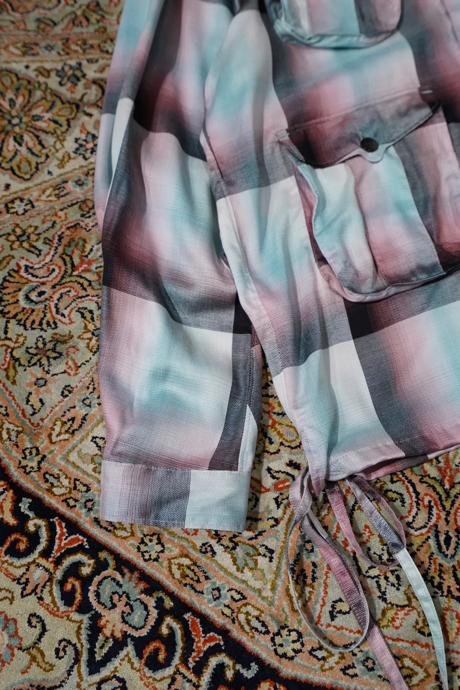 SUGARHILL Ombre Panama Fatigue Shirt (PINK)