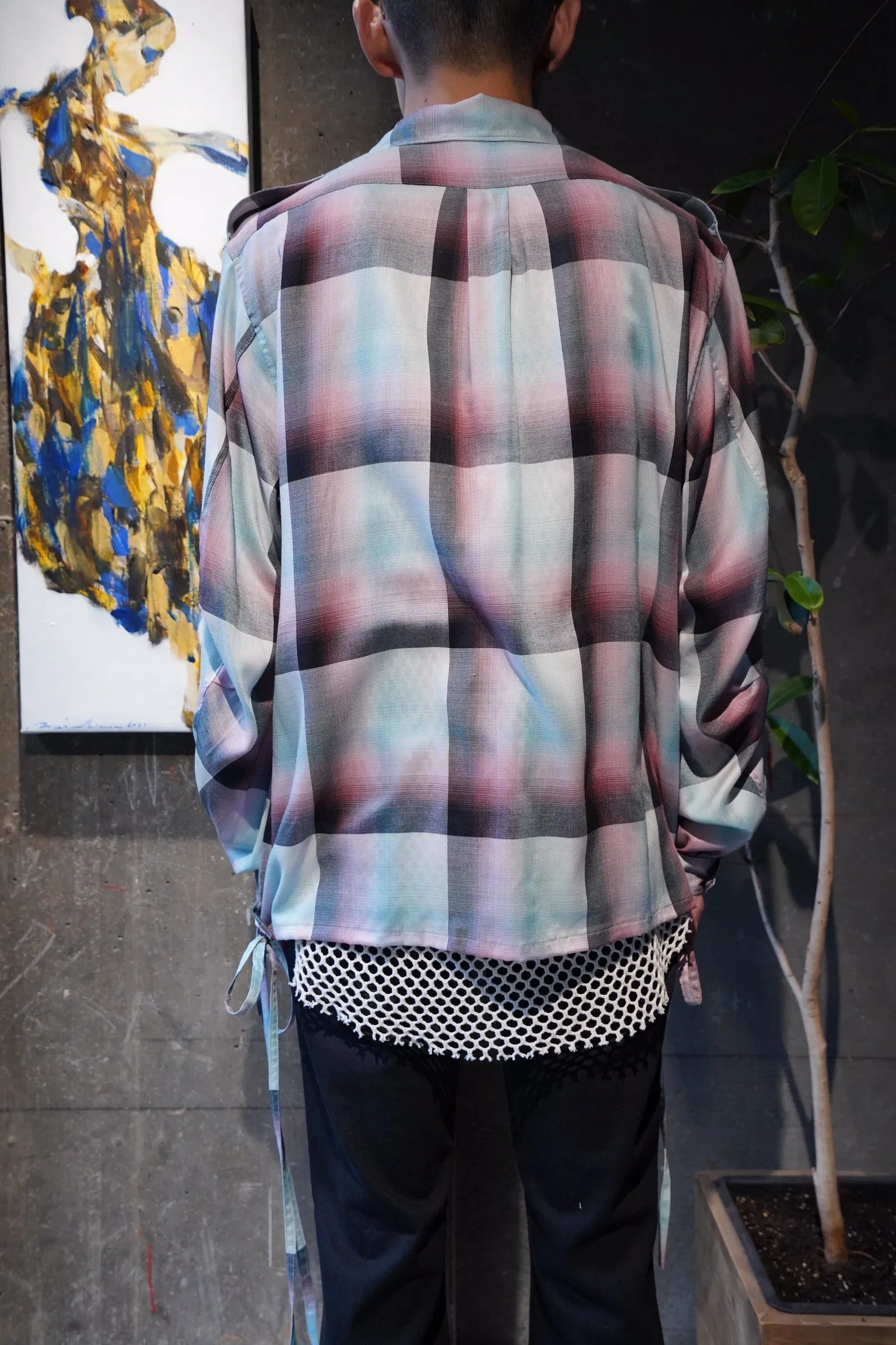 SUGARHILL Ombre Panama Fatigue Shirt (PINK)