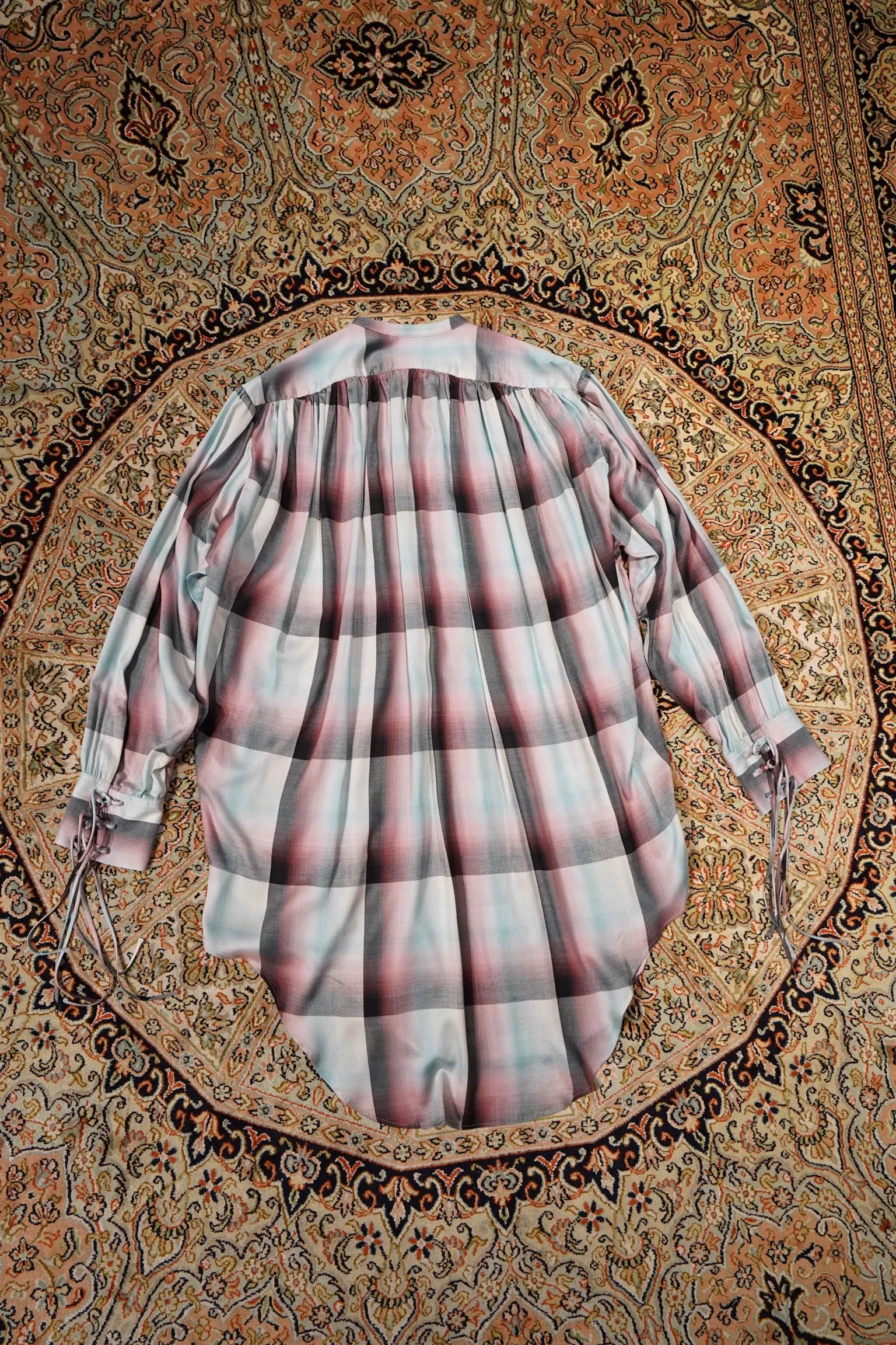 SUGARHILL Ombre Panama Long Shirt (PINK)