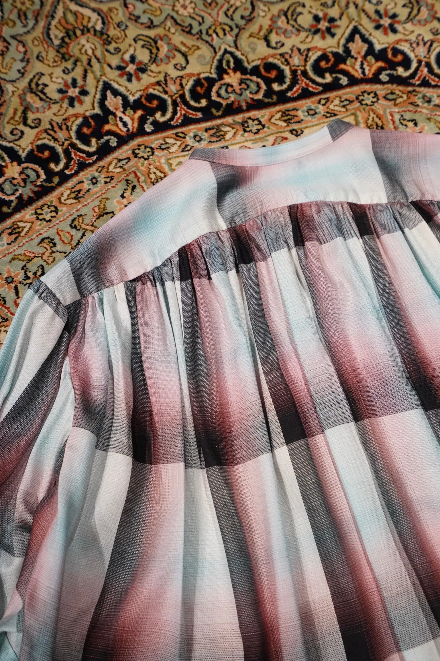 SUGARHILL Ombre Panama Long Shirt (PINK)