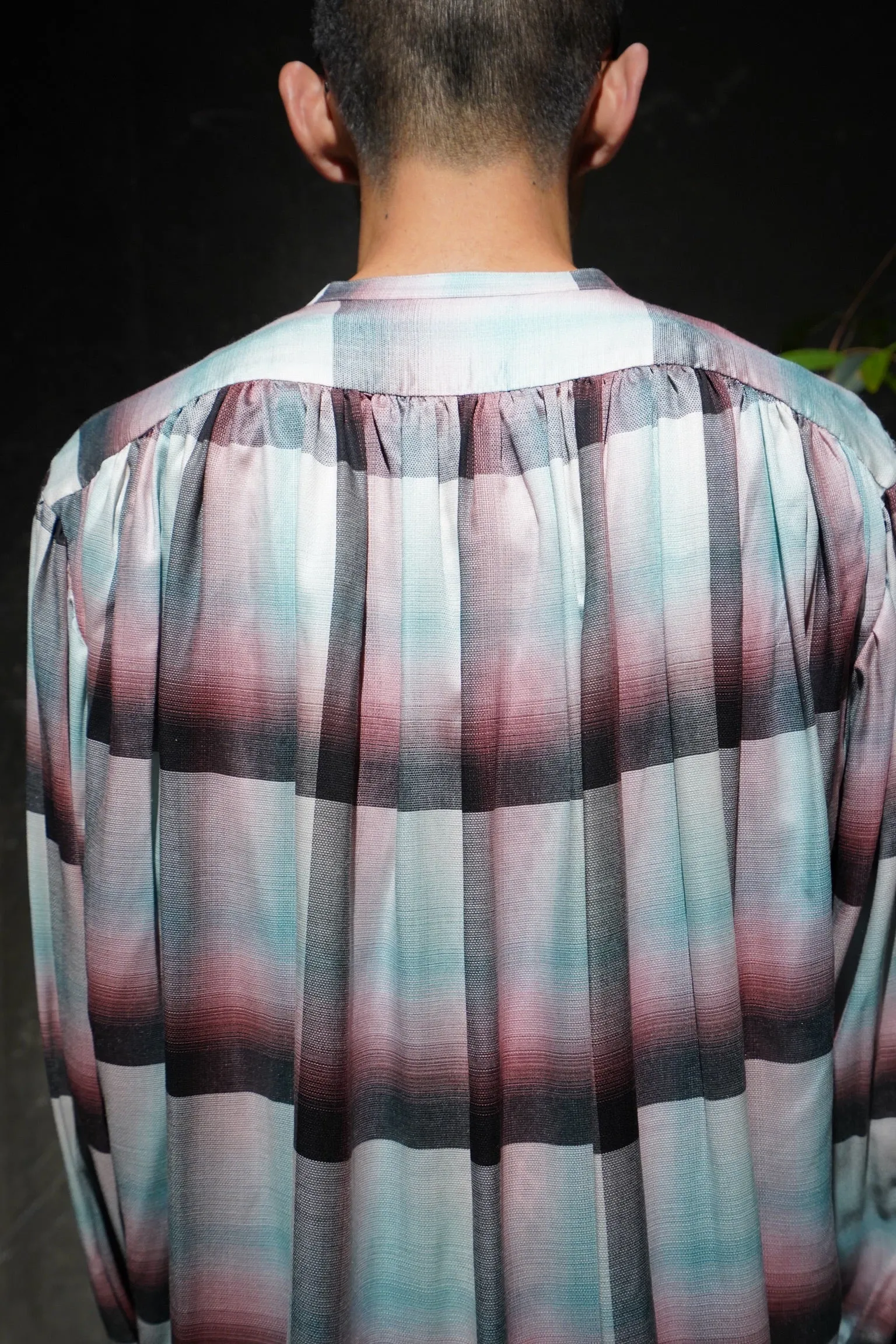 SUGARHILL Ombre Panama Long Shirt (PINK)