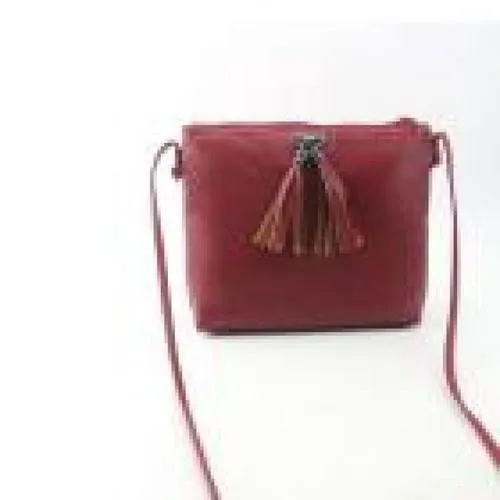 Tasseled Mini Messenger Bag