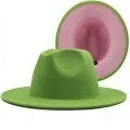 ThePatchwork Wool Felt Jazz Fedora Cowboy Cap