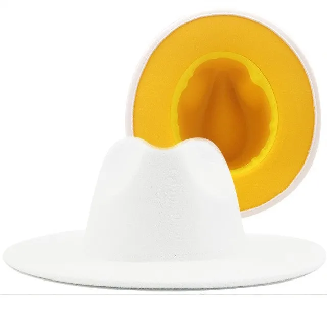 ThePatchwork Wool Felt Jazz Fedora Cowboy Cap