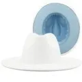 ThePatchwork Wool Felt Jazz Fedora Cowboy Cap